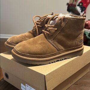 UGG Chestnut Suede Ankle Boots